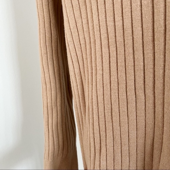 WAYF Dress Dede and Emily BFF Camel Sweater Dress NWT Medium - Picture 7 of 7